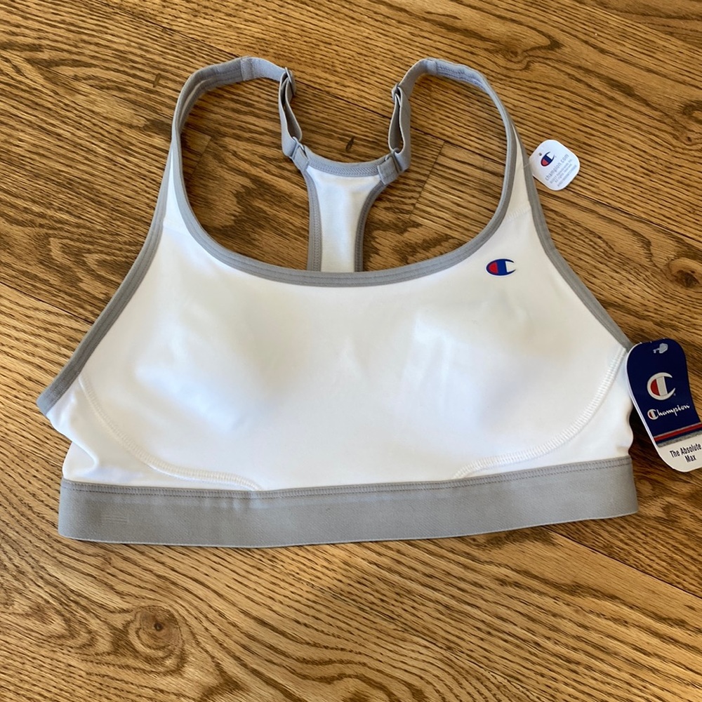 NWT Champion womens the absolute max 2.0 white ice/glaze athletic work out